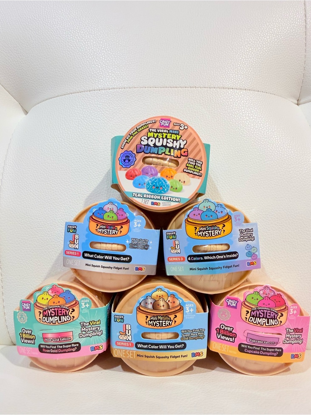 The RMS Bundle - Mini Mystery Squishy Dumpling lot of 6x